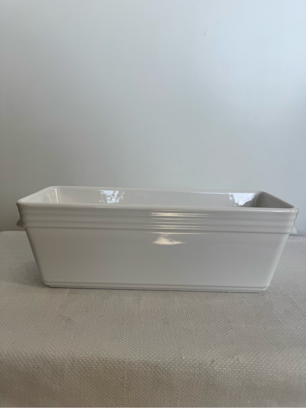 Vintage French Revol La Porcelaine Culinaire France White Heavy Ceramic